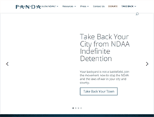Tablet Screenshot of pandaunite.org